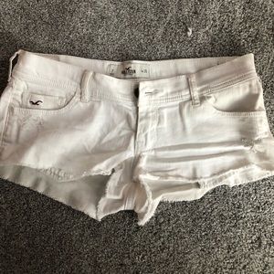 White Hollister Shorts